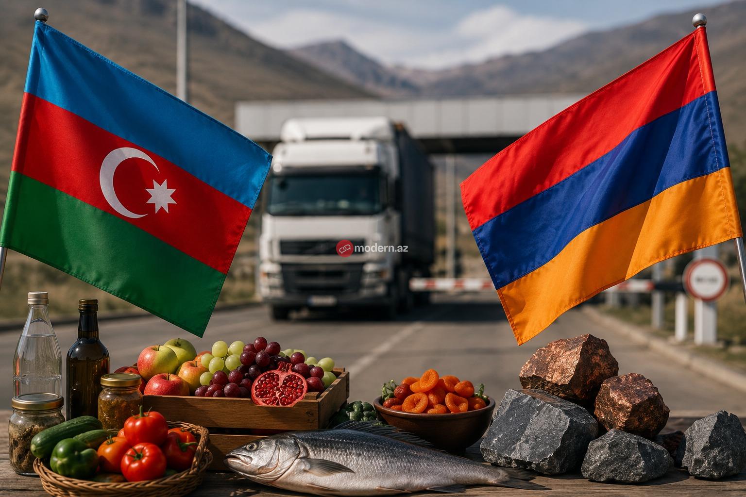 Azərbaycan Ermənistandan məhsul almağa başlayır - RƏSMİ