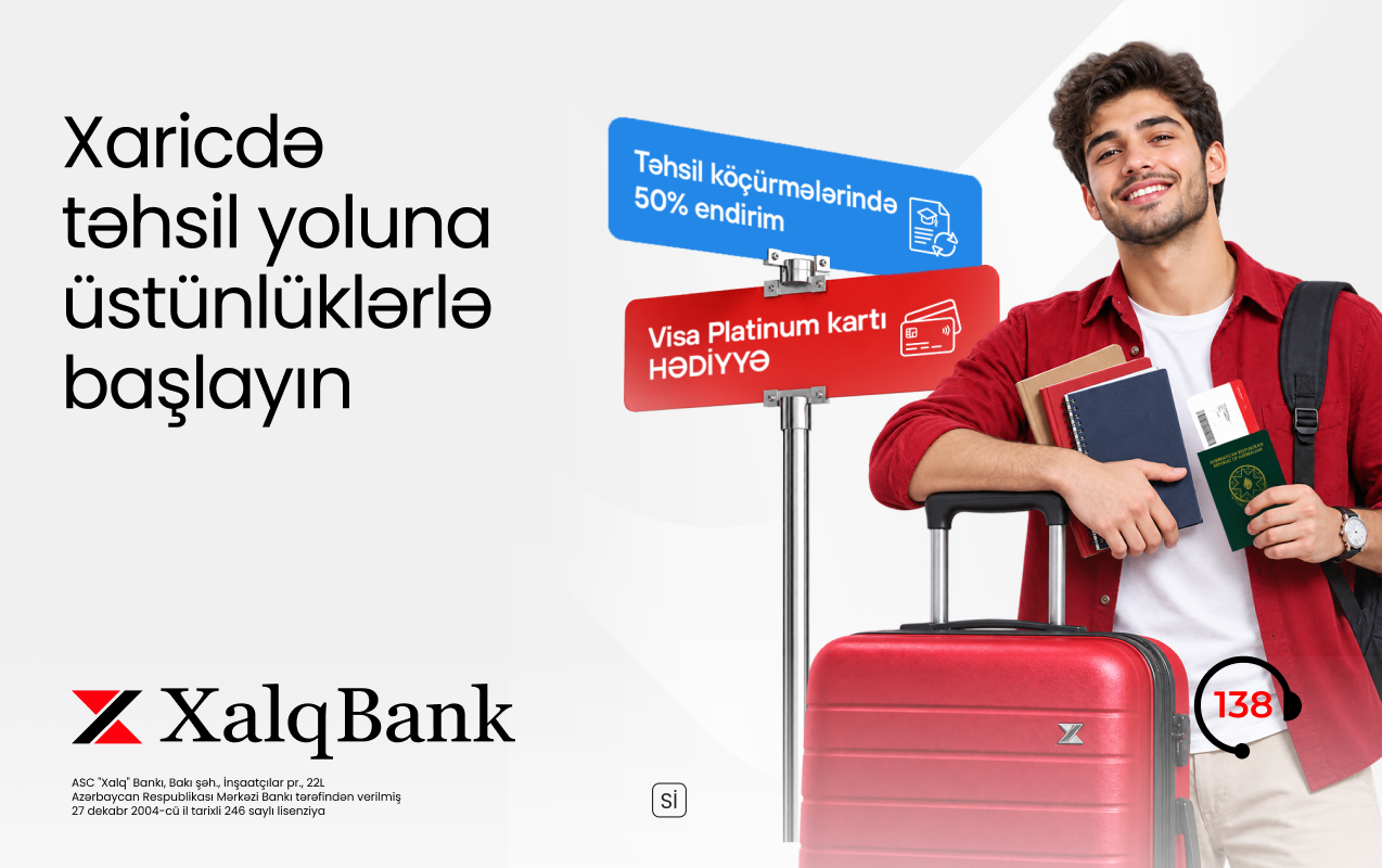 Xalq Bankdan xaricdə təhsillə bağlı sərfəli təklif