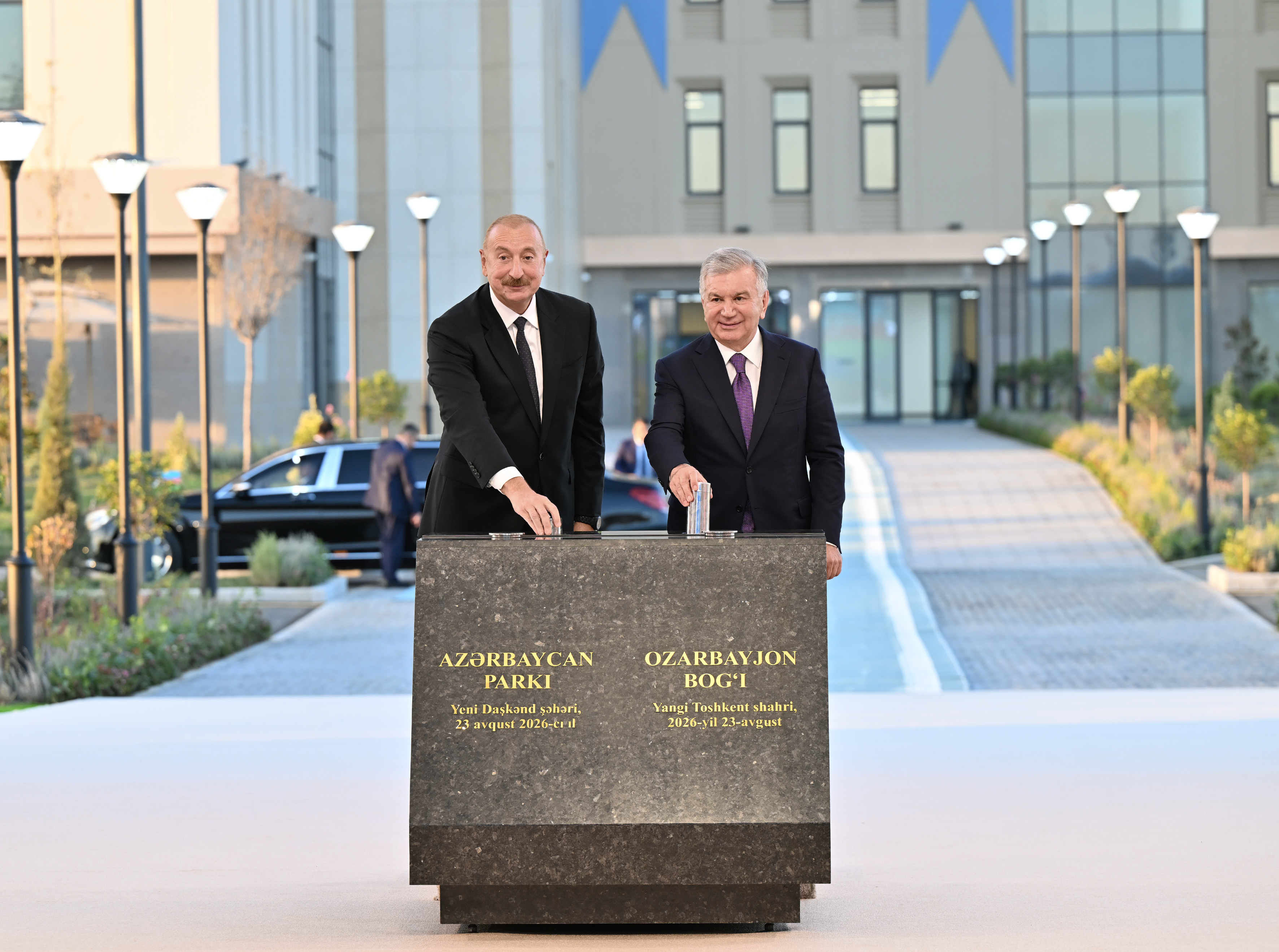 Yeni Daşkənd şəhərində &ldquo;Azərbaycan&rdquo; parkının təməli qoyulub