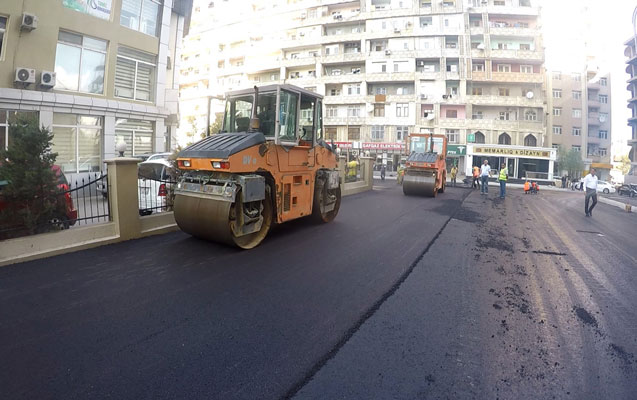 Bakıda 40 küçə və prospekt təmir olundu