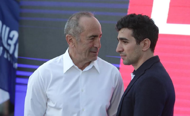 Koçaryanla oğlu saxlanıldı