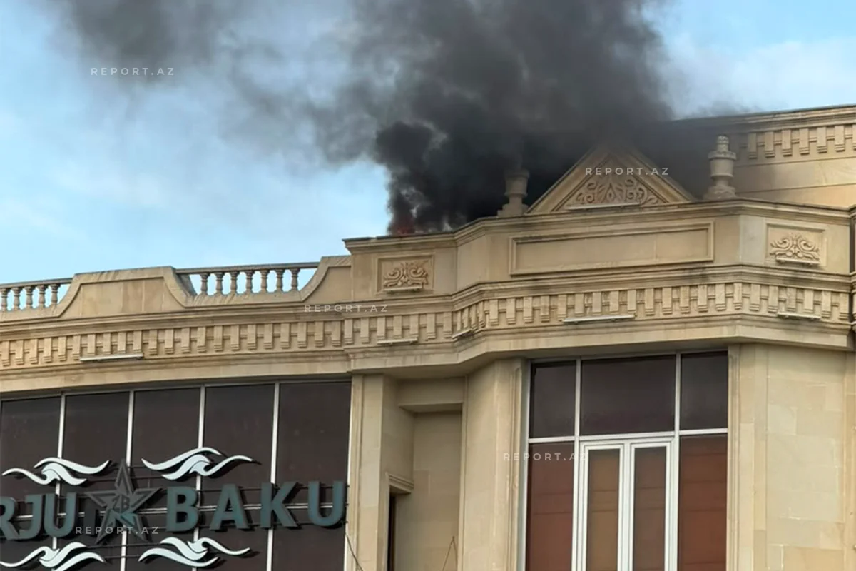 Bakıda gecə klubunda YANĞIN
