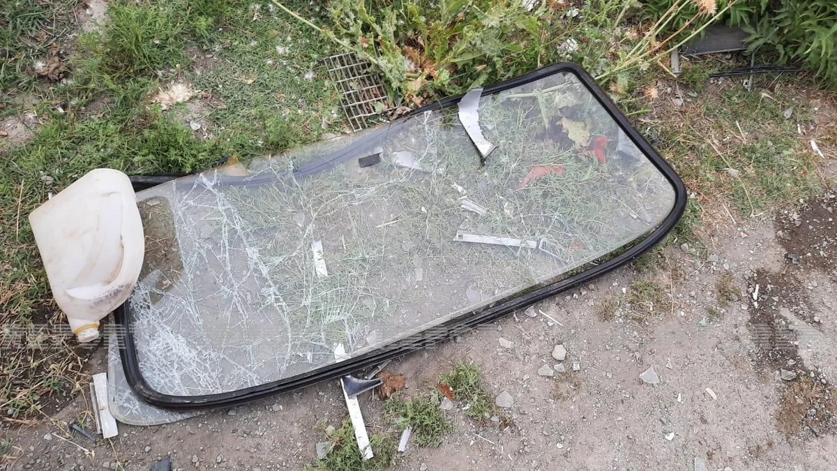 Salyanda iki avtomobil toqquşub, ölən var