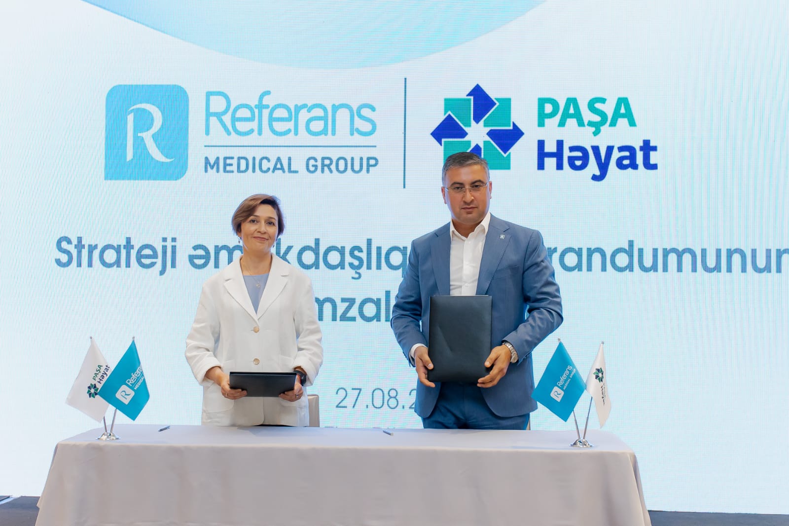 "Referans Medical Group" və "PAŞA Həyat Sığorta" "TezSağal" məhsulunu təqdim etdi&nbsp;&nbsp;