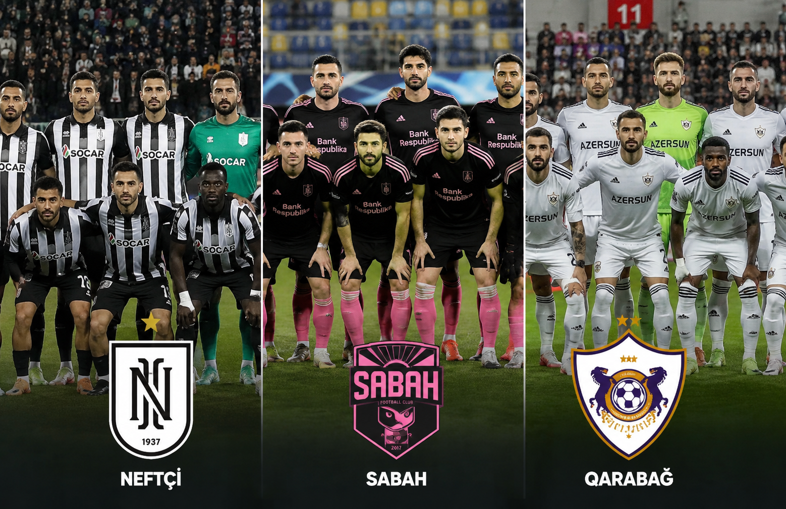 "Neftçi", "Sabah" və "Qarabağ"ın növbəti oyunlarının təyinatları açıqlandı
