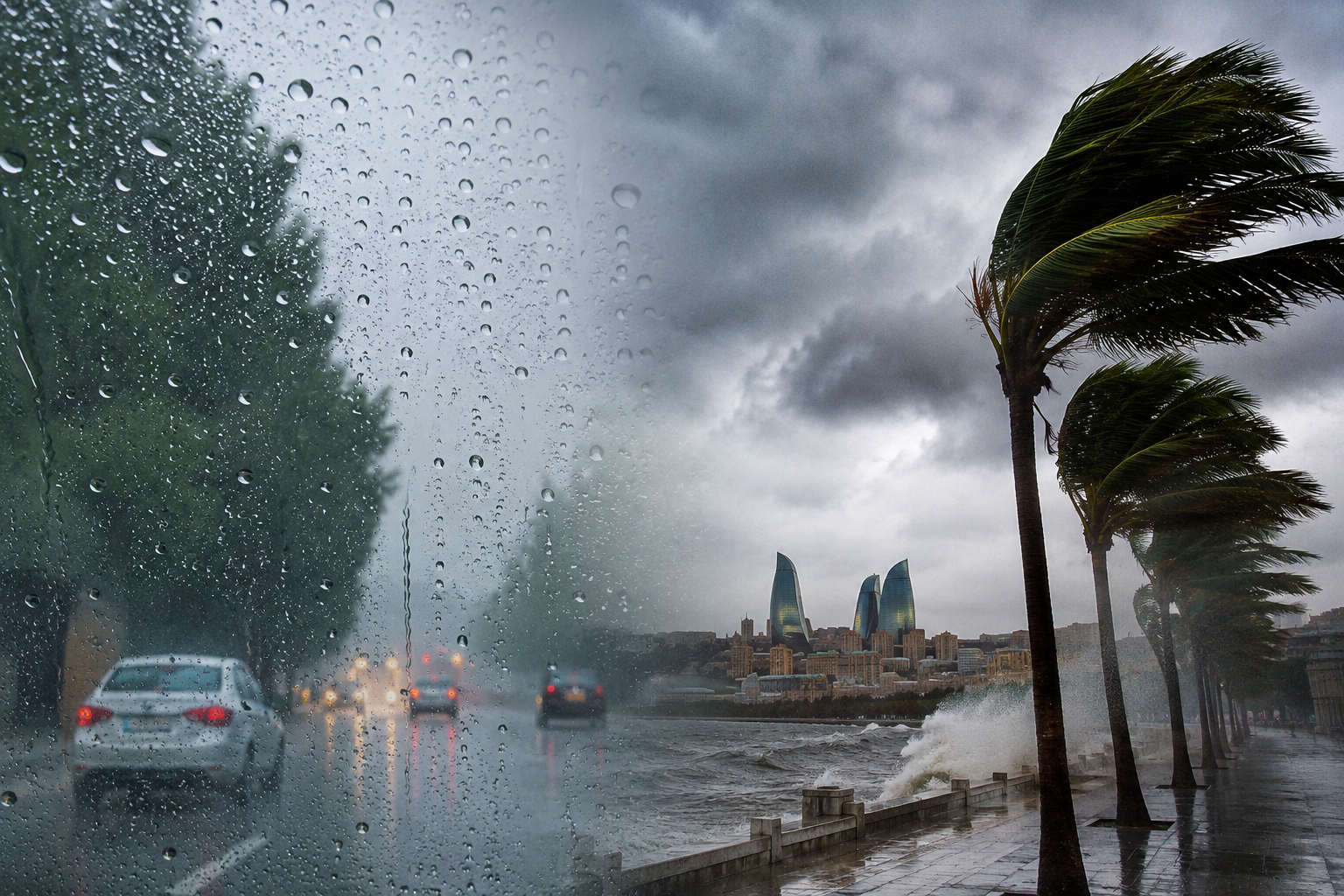 Hava kəskin dəyişir: Yağış, leysan, külək