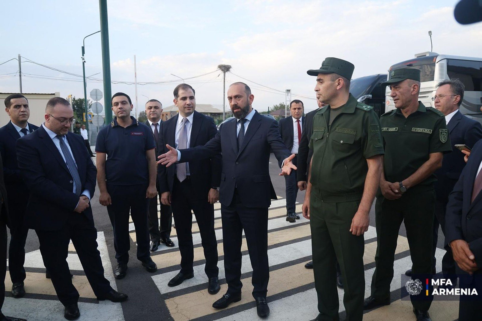 Mirzoyan Türkiyə sərhədində&nbsp;