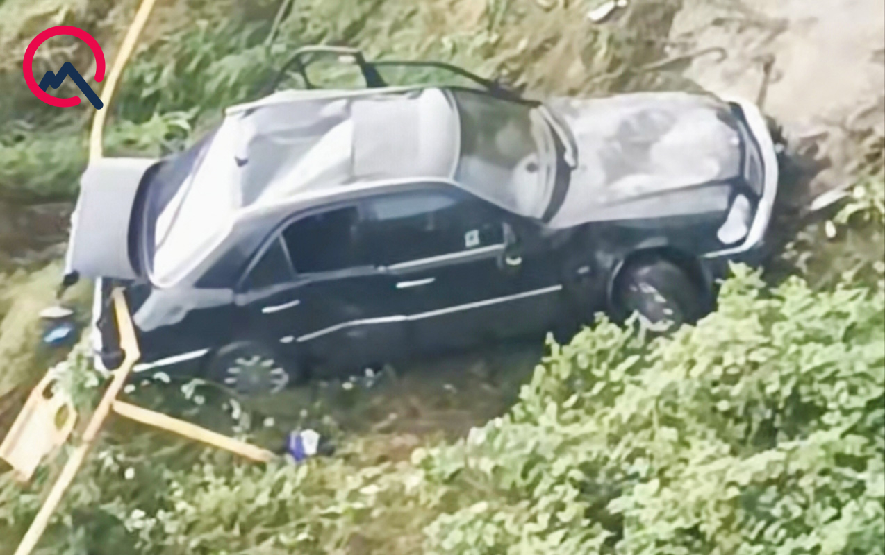 Gədəbəydə &ldquo;Mercedes&rdquo; körpüdən aşdı, 5 yaralı var