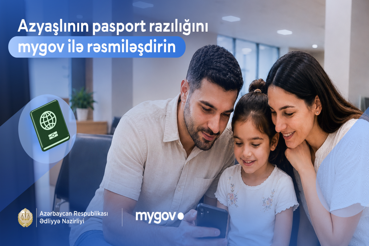 Pasport üçün razılıq ərizəsi &ldquo;mygov&rdquo;a köçürüldü