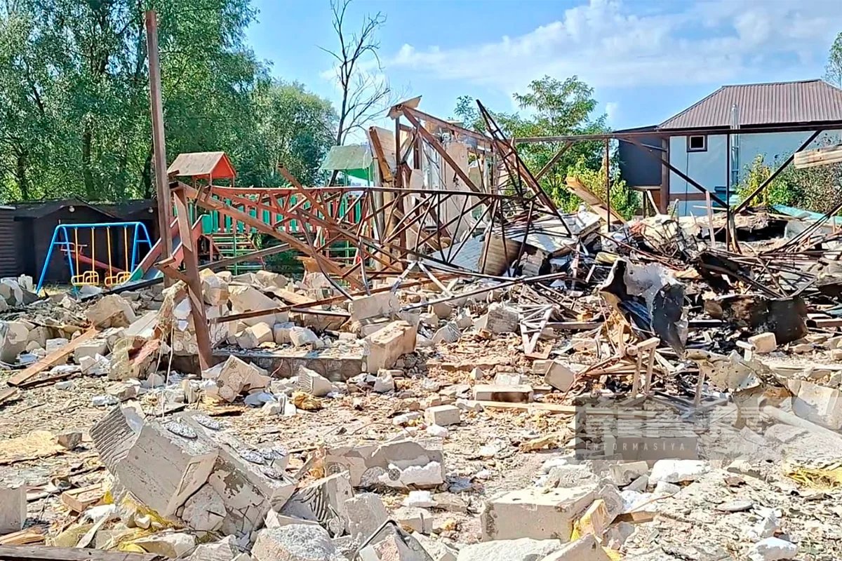 Kiyevdə azərbaycanlıya məxsus restoran dağıldı