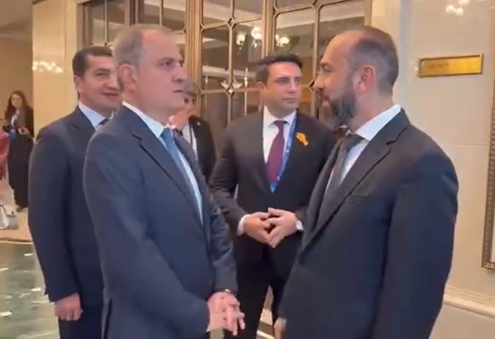 Ceyhun Bayramov ve Ararat Mirzoyan görüştü - VİDEO