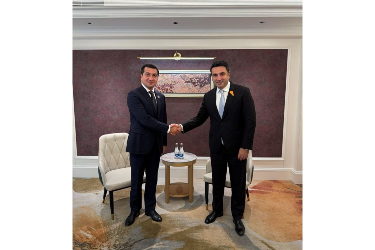 Hikmət Hacıyevlə Alen Simonyan görüşüb