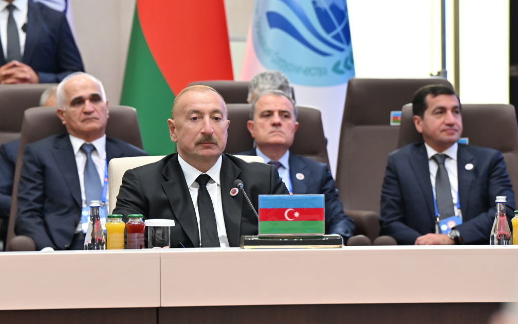İlham Əliyev&nbsp;&ldquo;ŞƏT plyus&rdquo; sammitində çıxış edib