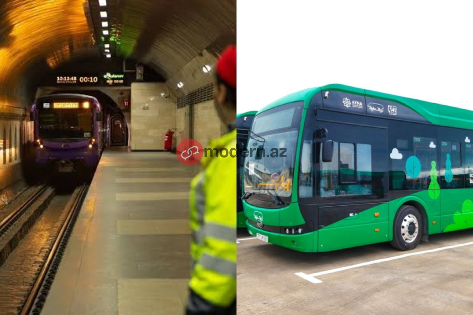 Avtobusla keçilən yol sabah daha çevik metro xəttinə çevriləcək