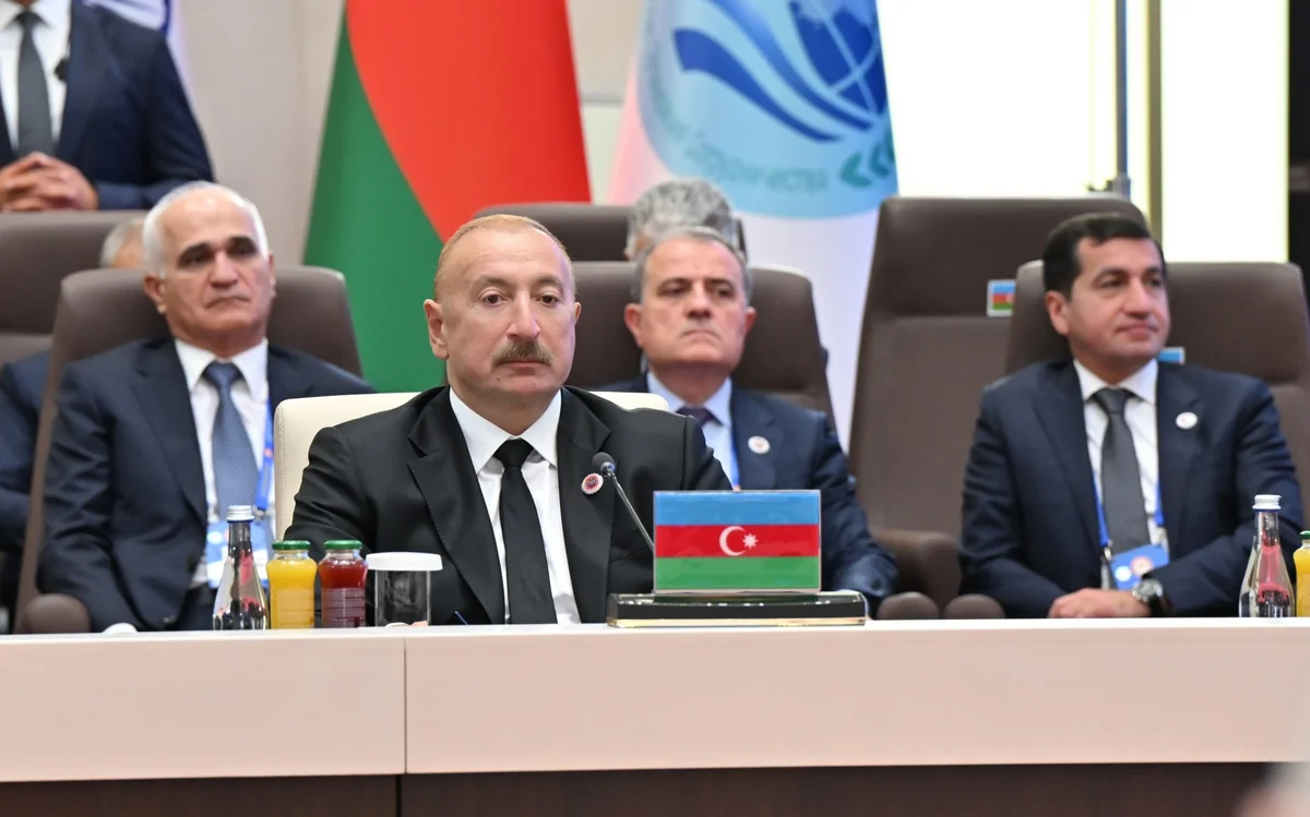 &nbsp;Prezidentin sosial media hesablarında "ŞƏT plyus" görüşündəki çıxışına dair paylaşım edildi