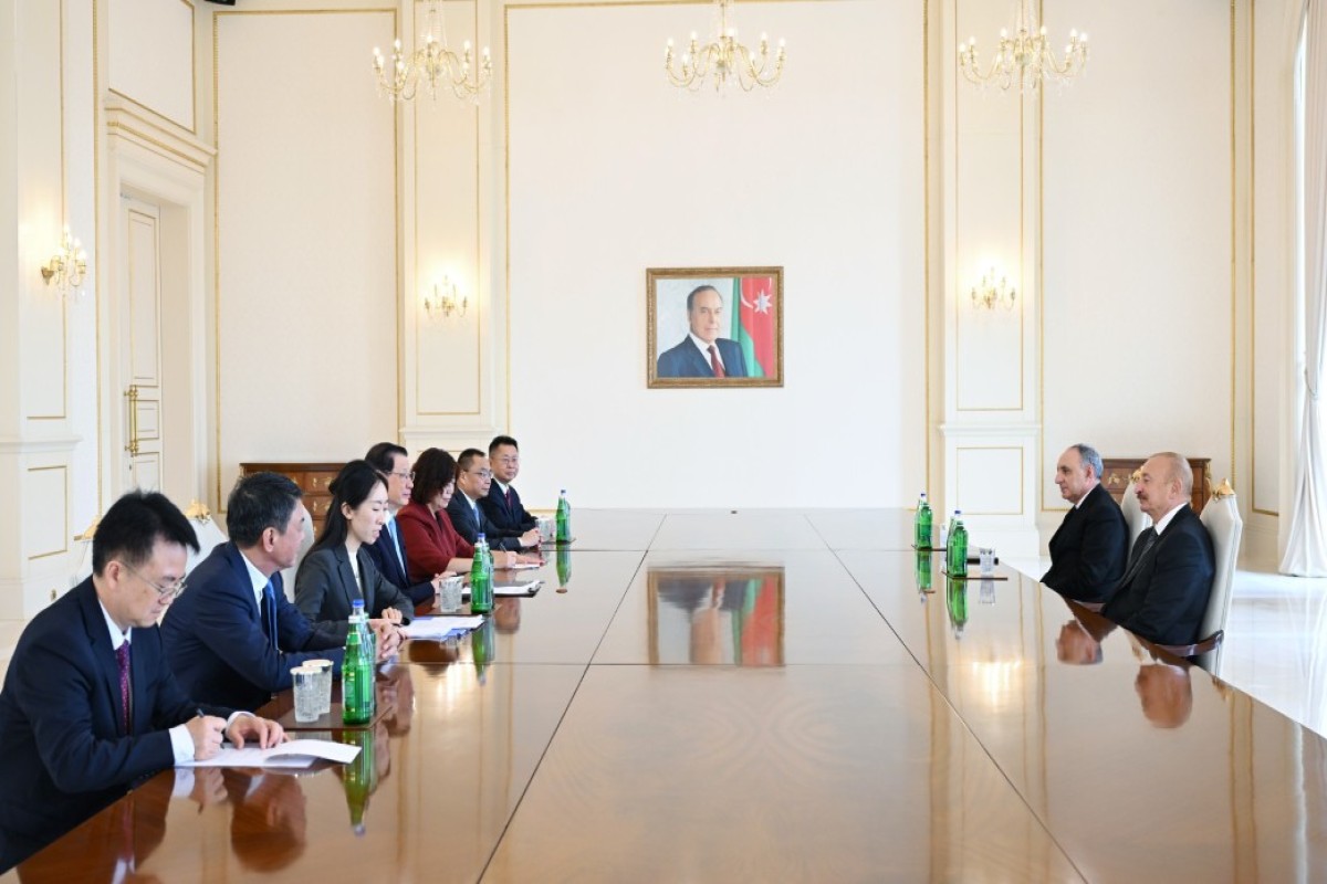 İlham Əliyev Çin Baş prokurorunu qəbul edib - FOTO