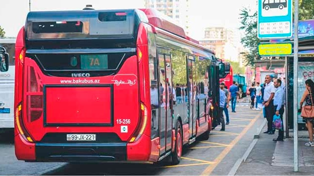Bakıda 32 marşrut avtobusun hərəkət sxemi dəyişdirilir