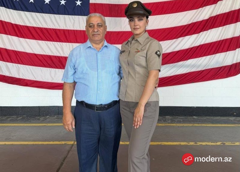 Azərbaycanlı jurnalistin qızı Amerika ordusunda xidmət edir - FOTO