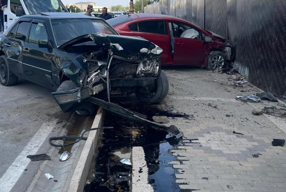 Naxçıvanda zəncirvari qəza oldu, 2 qadın xəsarət aldı