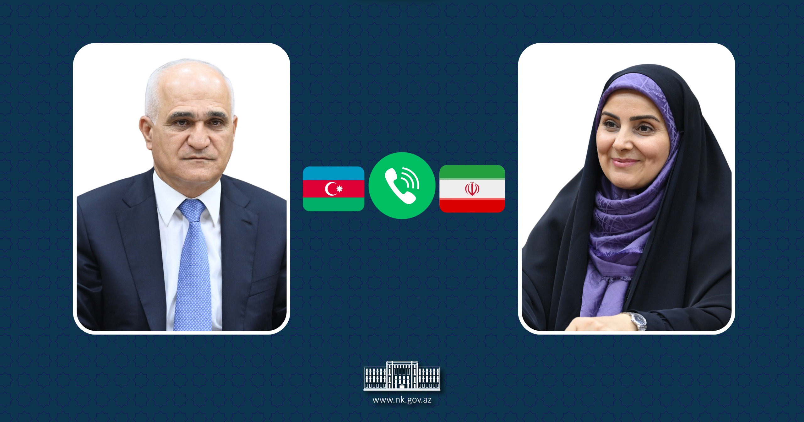 شاهین مصطفی‌اف با وزیر ایرانی گفتگو کرد