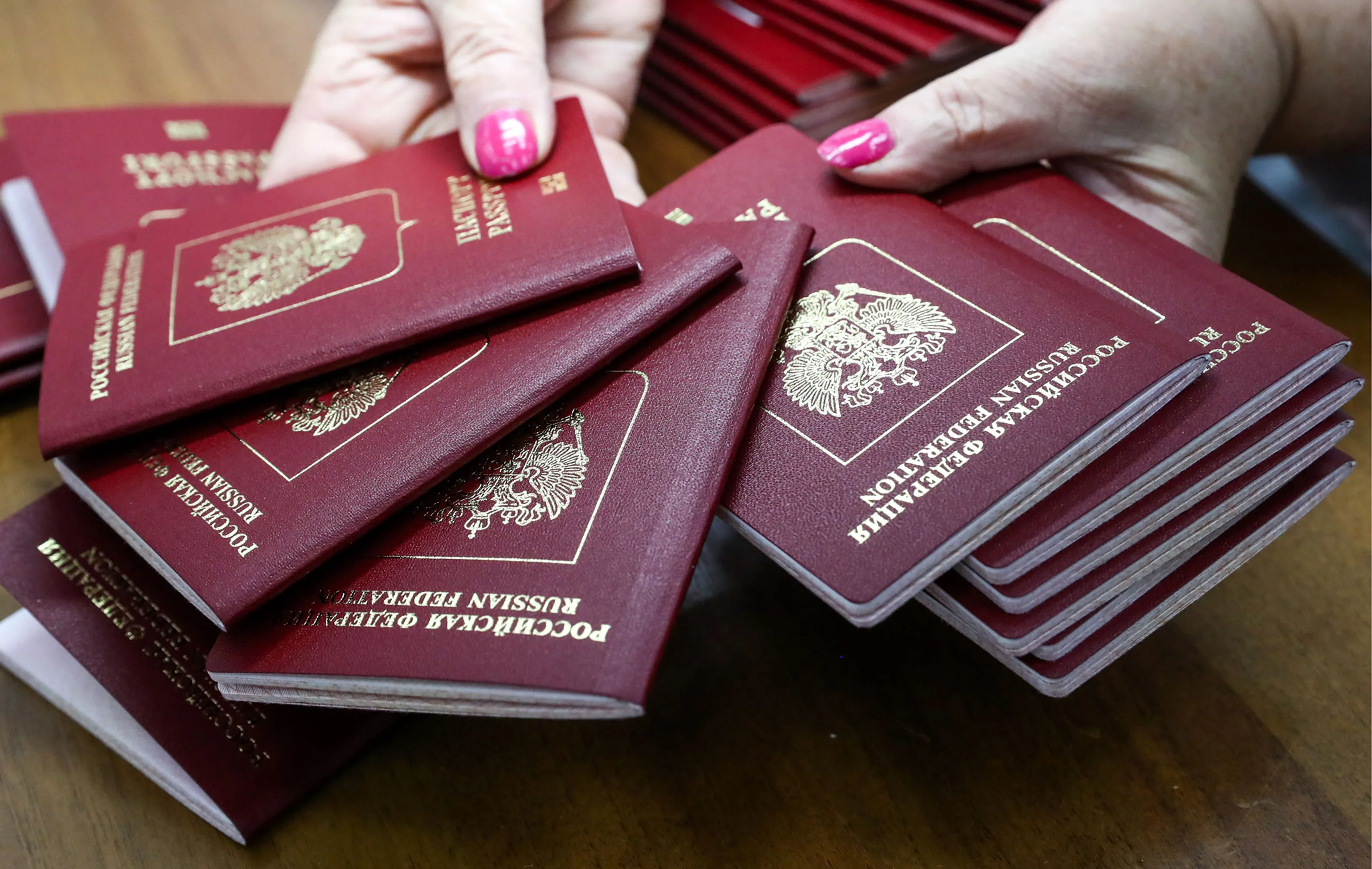 Rusiya qondarma dövlətdə&nbsp;ilk pasportları payladı
