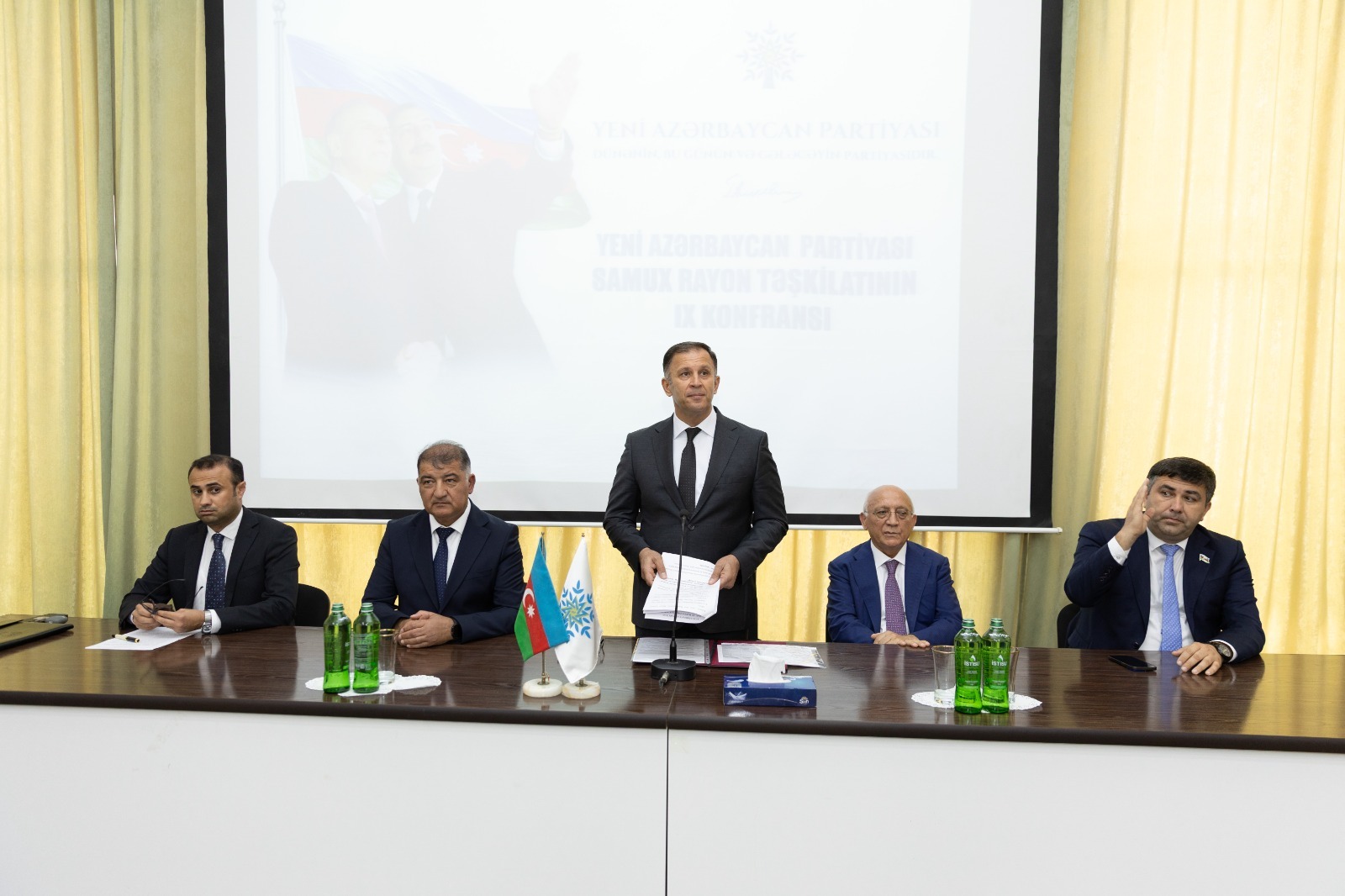 Yeni Azərbaycan Partiyası Samux rayon təşkilatının IX Konfransı keçirilib