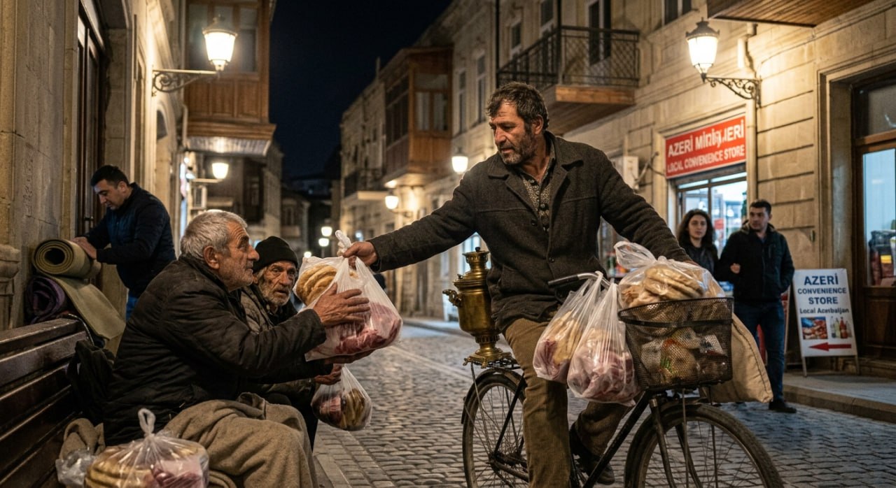 Restoranı qarət edib ərzaqları evsizlərə payladı&nbsp;&ndash; 2 il həbs