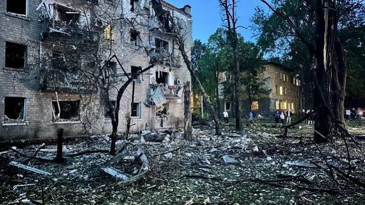 Rusiya bu şəhəri dronla vurdu, ölənlər var