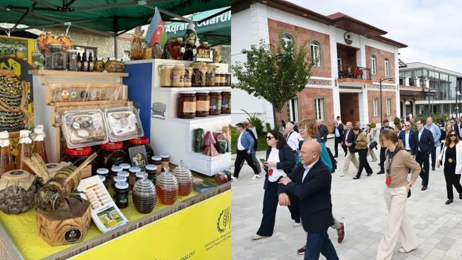 Xarici diplomatlar Kəlbəcərdə Bal festivalında - GÖRÜNTÜ
