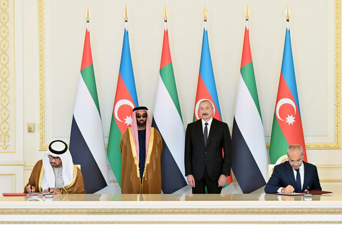 Azərbaycanla BƏƏ arasında 6 sənəd imzalanıb