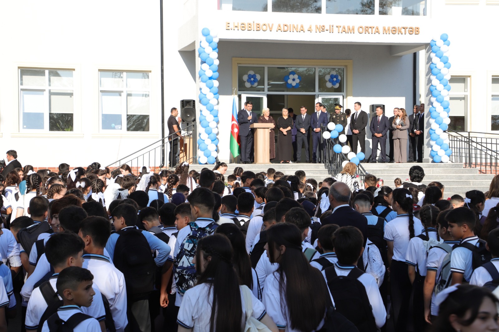 Neftçalada Bilik Günü qeyd olunub, yeni məktəb binası istifadəyə verilib