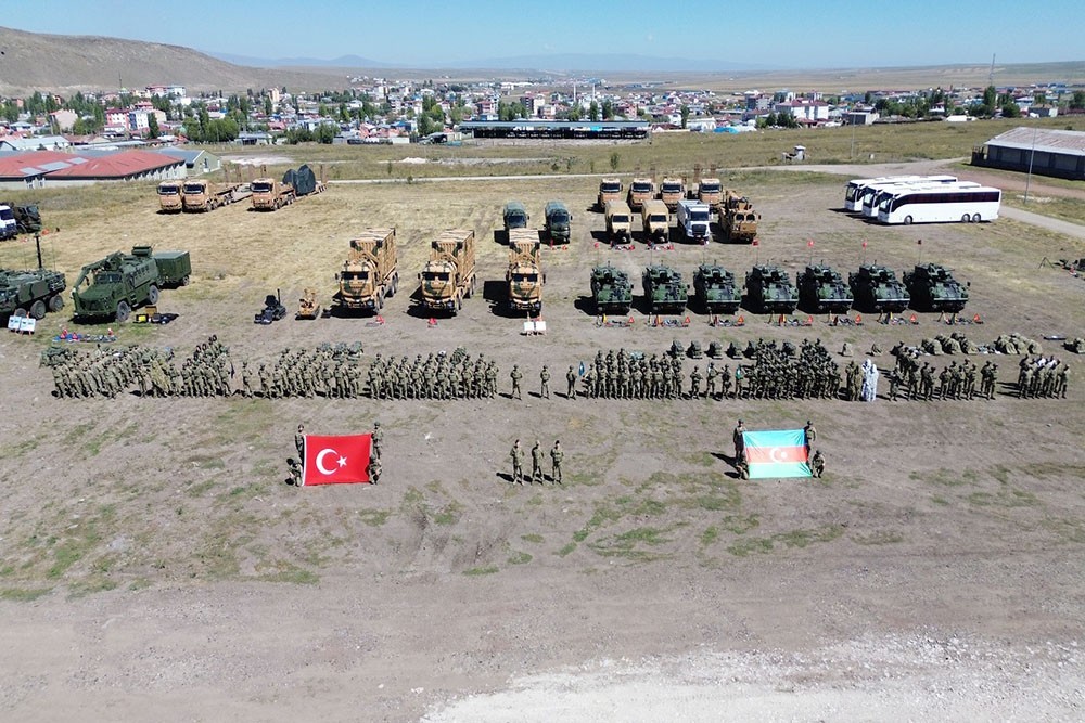 Üç qardaş ölkənin hərbçiləri Qarabağda təlim keçirəcək - GÖRÜNTÜ