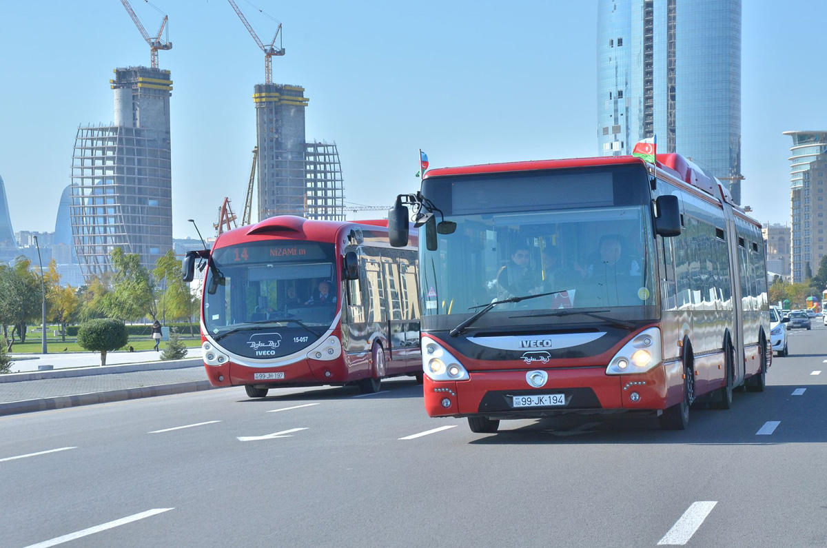 Bakıda 26 marşrutun yolu dəyişdirilir, ikisi dayandırılır