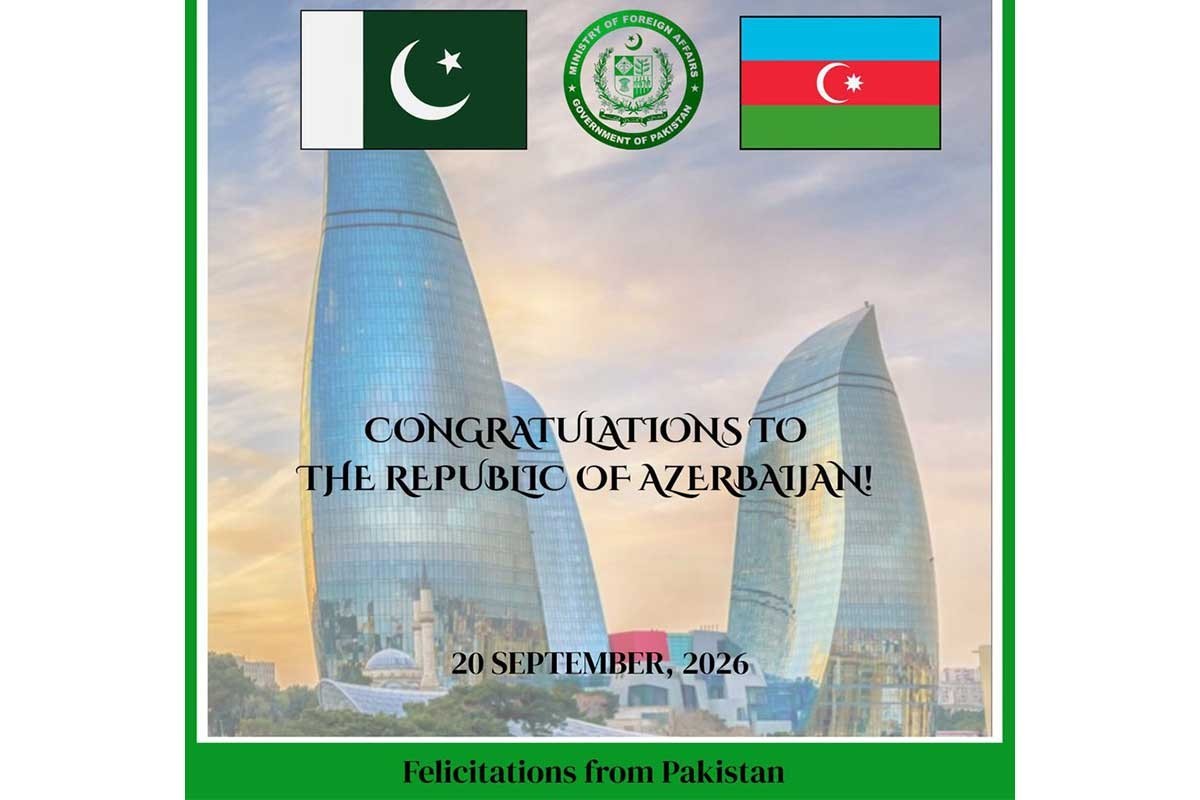 Pakistan Azərbaycanı təbrik etdi