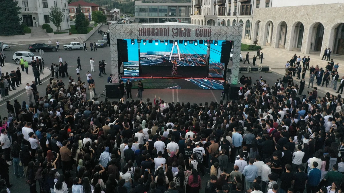 Xankəndidə Şəhər Gününə həsr olunmuş konsert keçirilib