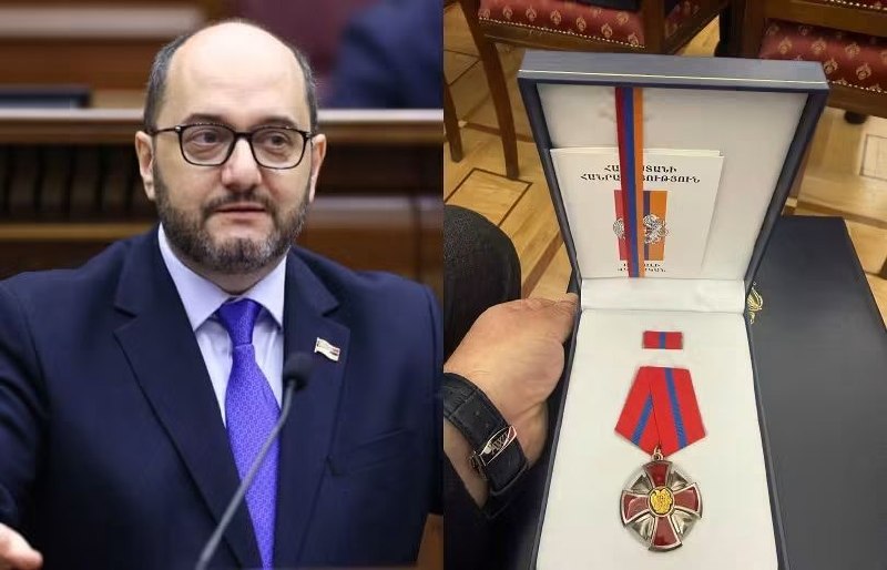 Paşinyanın təklifi ilə Araik Arutyunyan təltif edildi