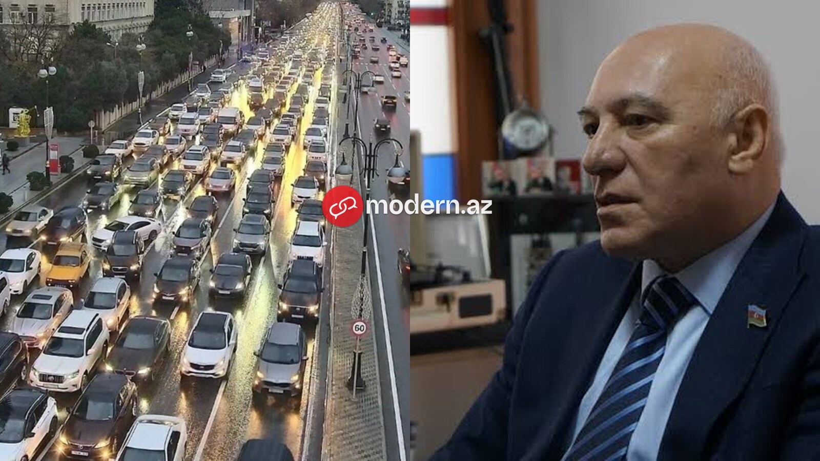 Deputat tıxacda qaldığı üçün iclasa gecikdi