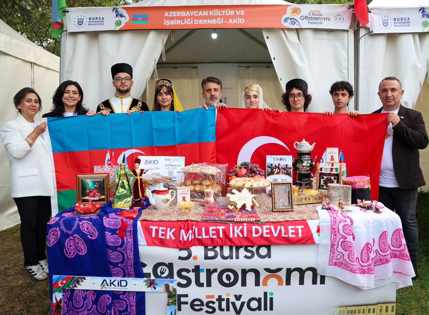 Bursada Azərbaycan mədəniyyəti və mətbəxi tanıdıldı - FOTOLAR
