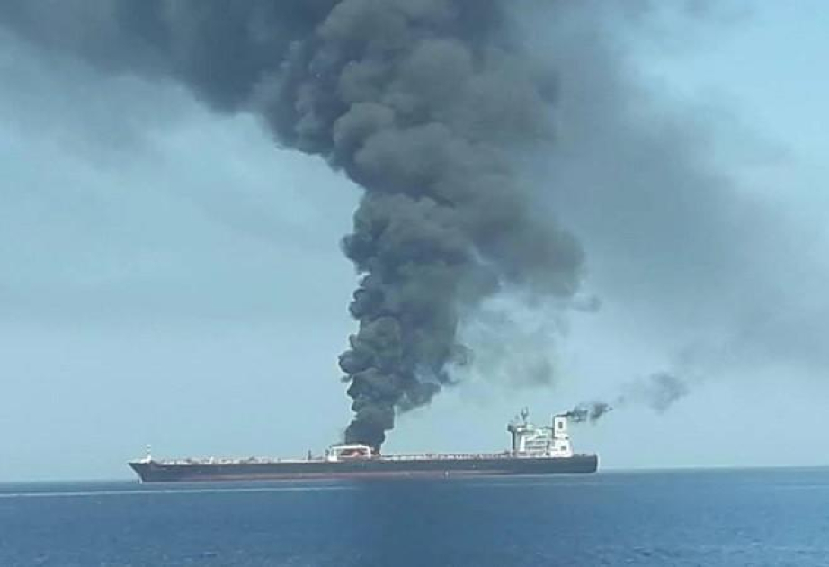 Fire breaks out on ship hit in Hormuz, casualties reported