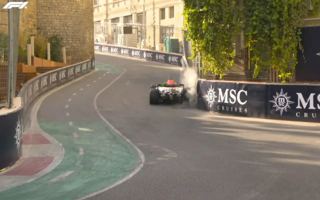 "Formula 1" üzrə ikinci sərbəst yürüşdə qəza