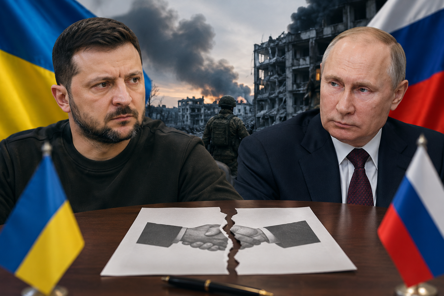 Danışıqları Kiyev pozdu - Putindən açıqlama