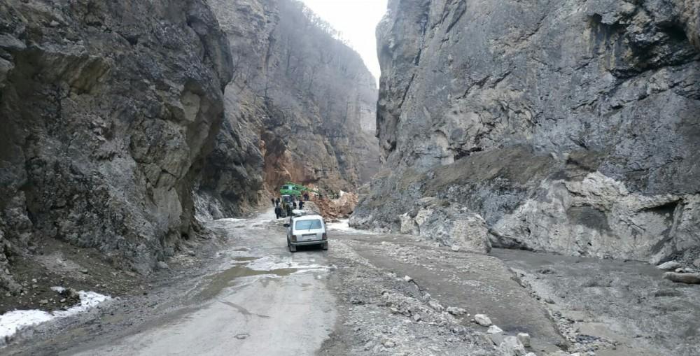 Quba-Xınalıq yolu bağlandı