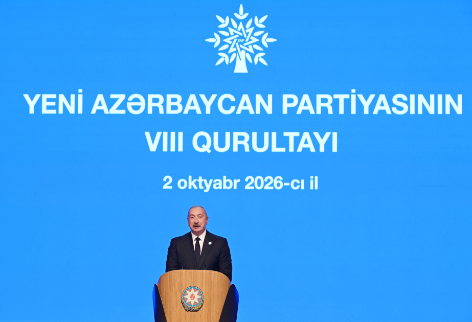Prezident: Yeni Azərbaycan Partiyası Cənubi Qafqazın ən böyük siyasi qüvvəsidir