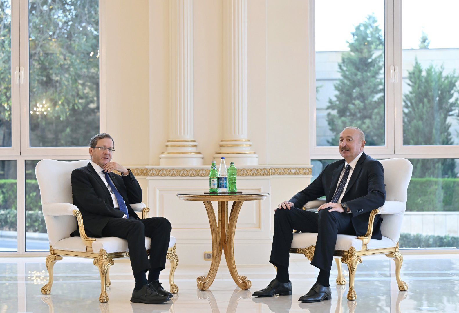 İlham Əliyev İsrailin Prezidenti ilə görüşüb 