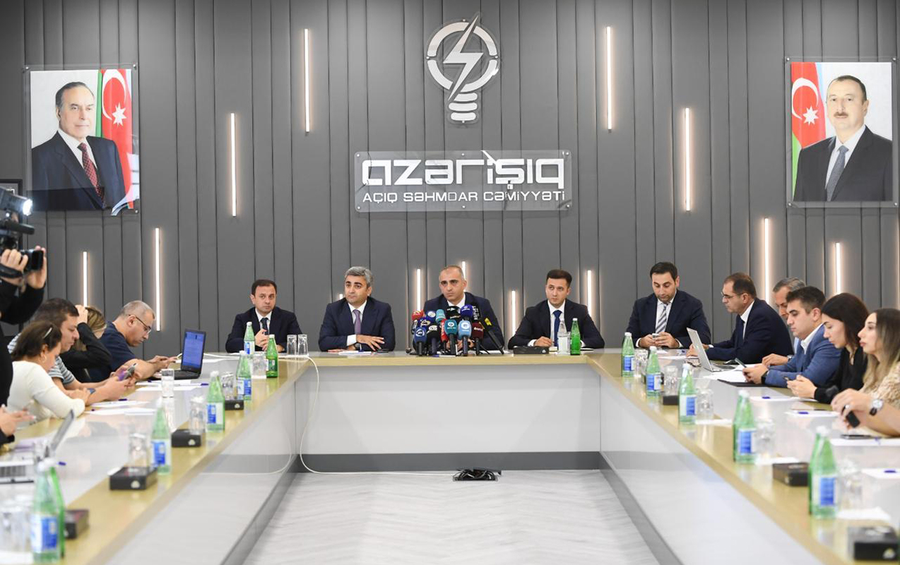 “Azərişıq” ASC-nin təşkilatçılığı ilə Ağdamda mətbuat konfransı keçirildi