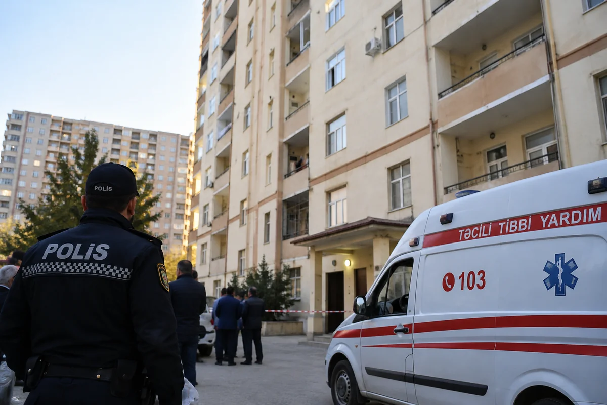 Xırdalanda 20 yaşlı gənc beşinci mərtəbədən yıxılaraq öldü