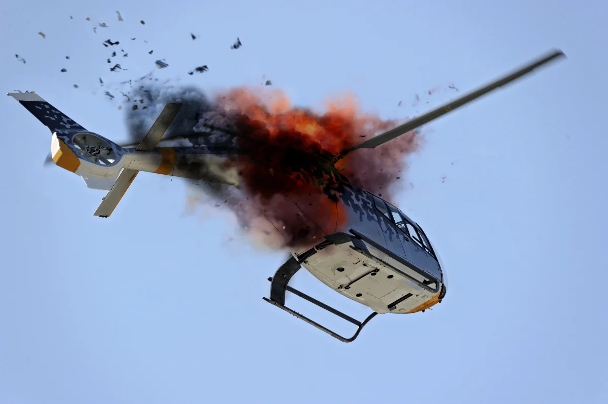 Səudiyyə Ərəbistanına məxsus helikopter vuruldu