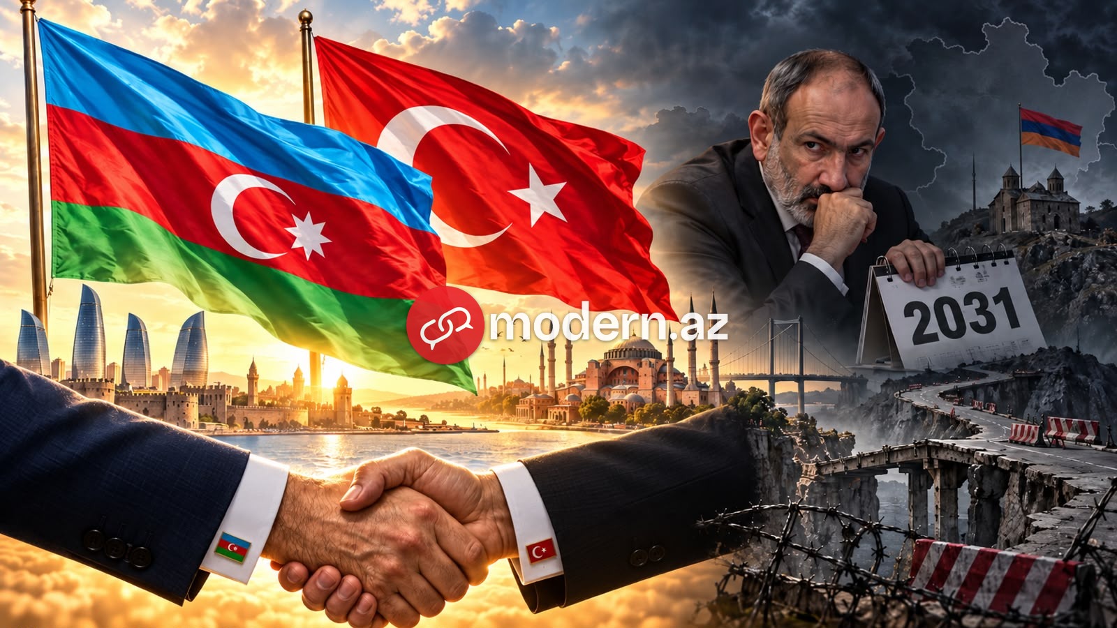 Sülhü 2031-ə çəkən Paşinyan, Türkiyə bir partiyadan çox-çox böyükdür