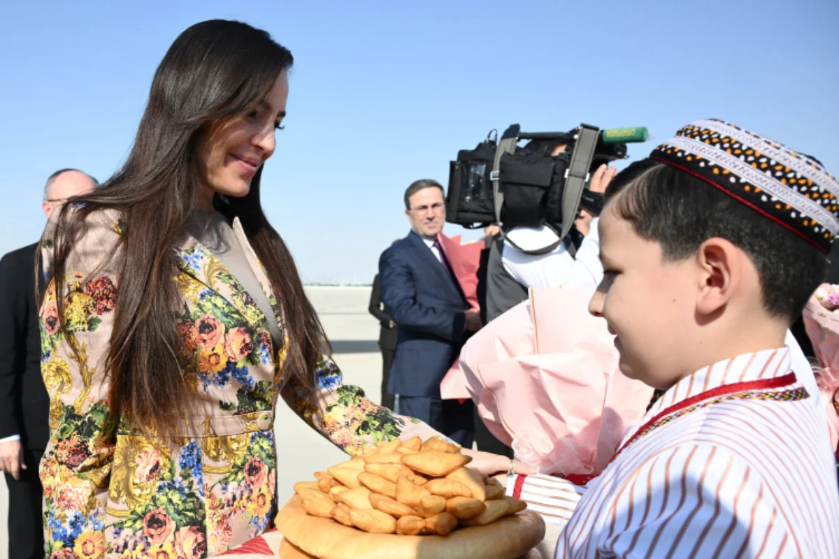 Leyla Əliyeva Türkmənistan səfərindən paylaşım etdi