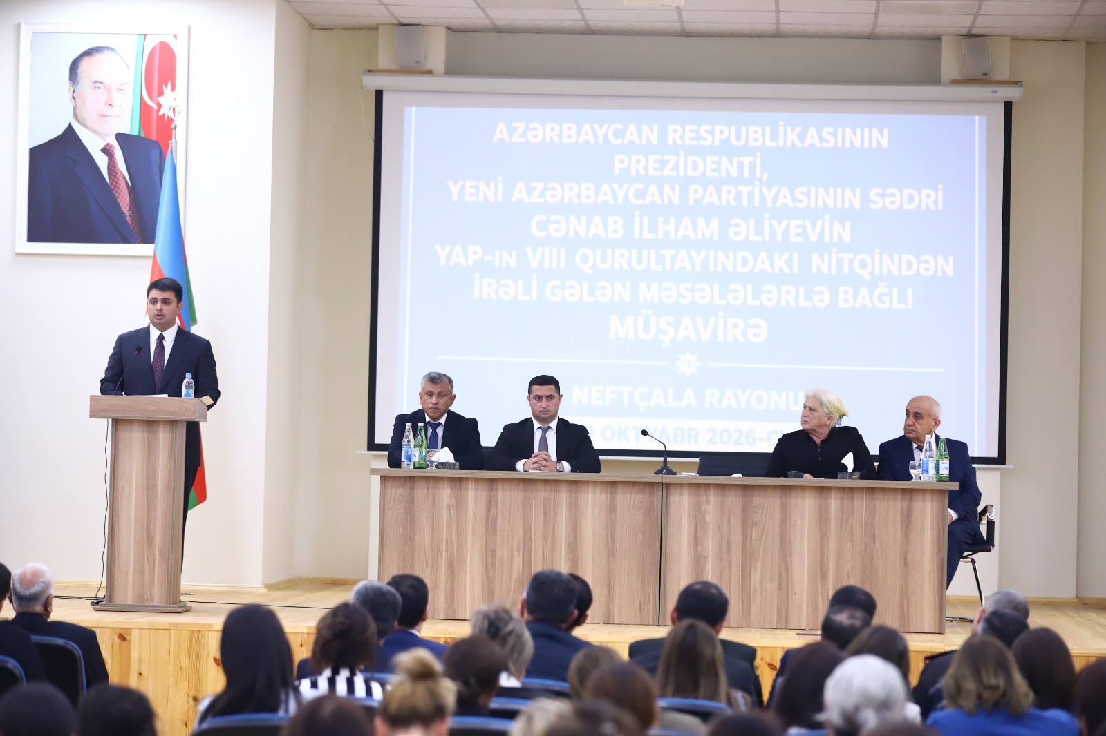 Neftçalada YAP-ın VIII Qurultayından irəli gələn vəzifələrə dair müşavirə keçirilib